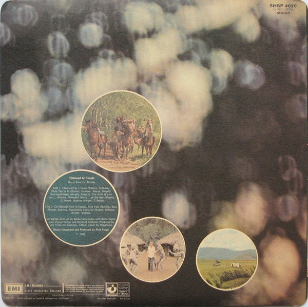 Pink Floyd – Obscured by Clouds – achterkant hoes