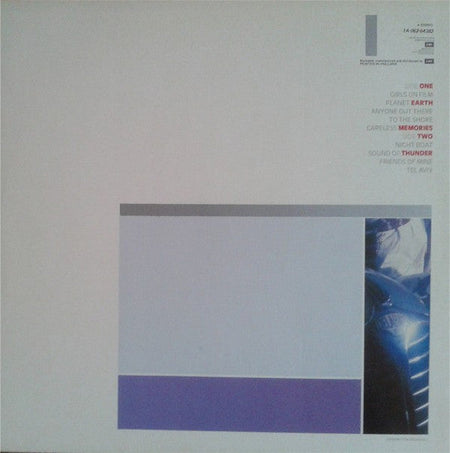 Duran Duran – Duran Duran – achterkant hoes