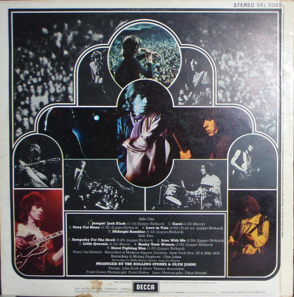 The Rolling Stones – GET YER YA-YA'S OUT! – achterkant hoes
