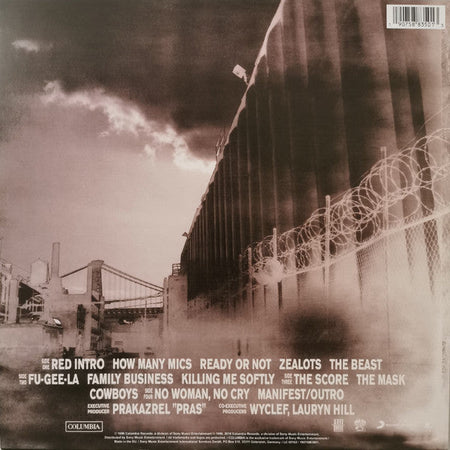 Fugees – The Score – achterkant hoes