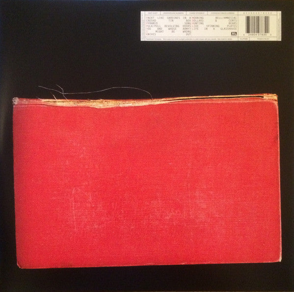 Radiohead – Amnesiac – achterkant hoes