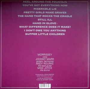 The Smiths – The Smiths – achterkant hoes