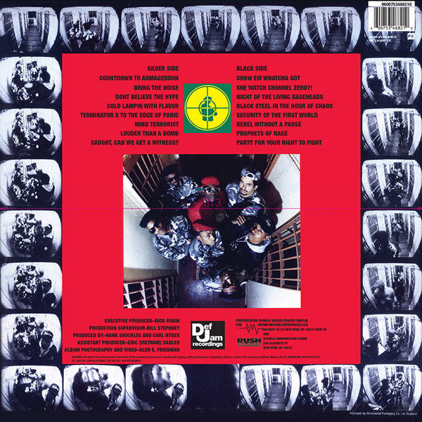 Public Enemy – It Takes a Nation of Millions to Hold Us Back – achterkant hoes
