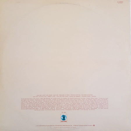 Joni Mitchell – Court and Spark – achterkant hoes