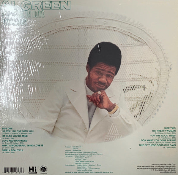 Al Green – I'm Still in Love with You – achterkant hoes