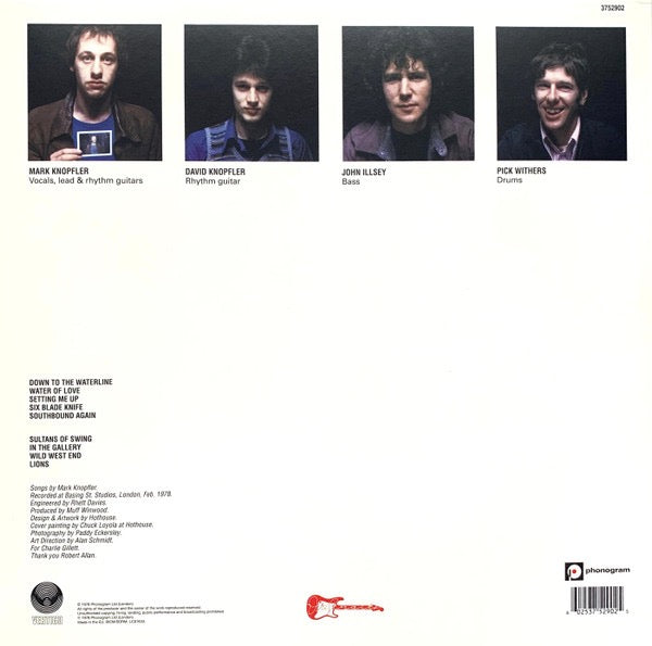 Dire Straits – Dire Straits – achterkant hoes