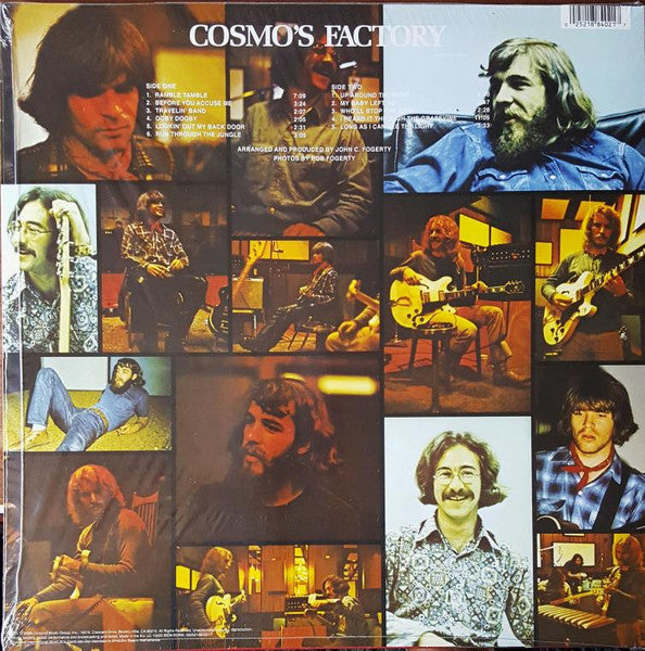 Creedence Clearwater Revival – Cosmo's Factory – achterkant hoes
