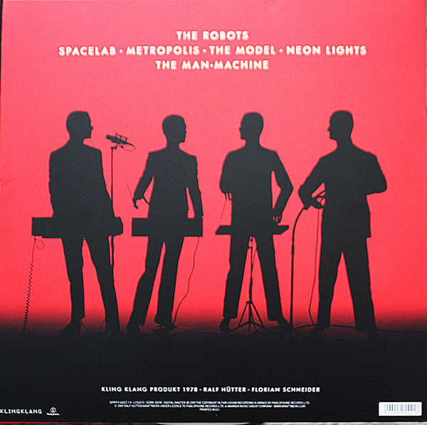 Kraftwerk – THE MAN-MACHINE – achterkant hoes