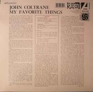 John Coltrane – My Favorite Things – achterkant hoes