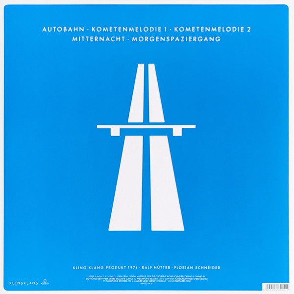 Kraftwerk – AUTOBAHN – achterkant hoes