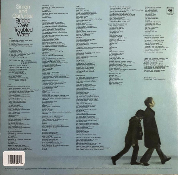 Simon & Garfunkel – Bridge over Troubled Water – achterkant hoes