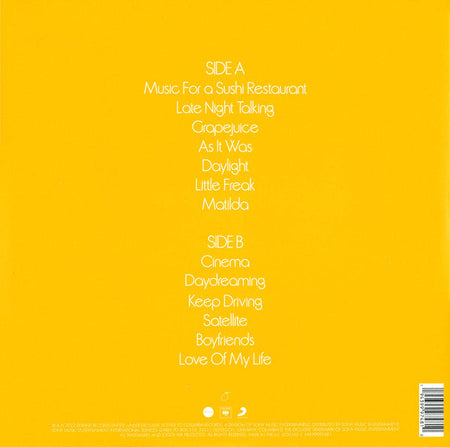 Harry Styles – Harry's House – achterkant hoes
