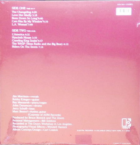 The Doors – L.A. Woman – achterkant hoes