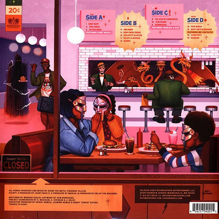 MF Doom – MM..FOOD – achterkant hoes