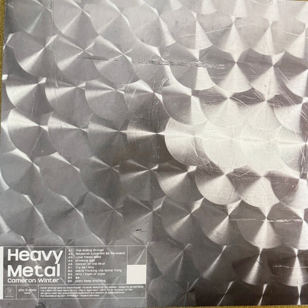 Cameron Winter – HEAVY METAL – achterkant hoes
