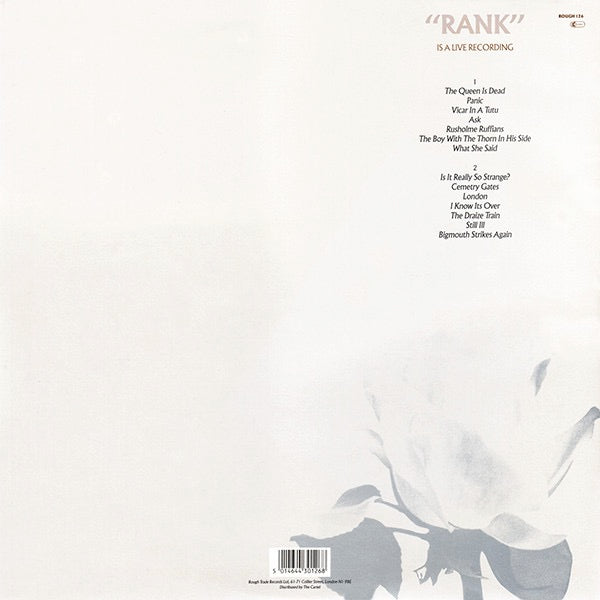 The Smiths – RANK – achterkant hoes