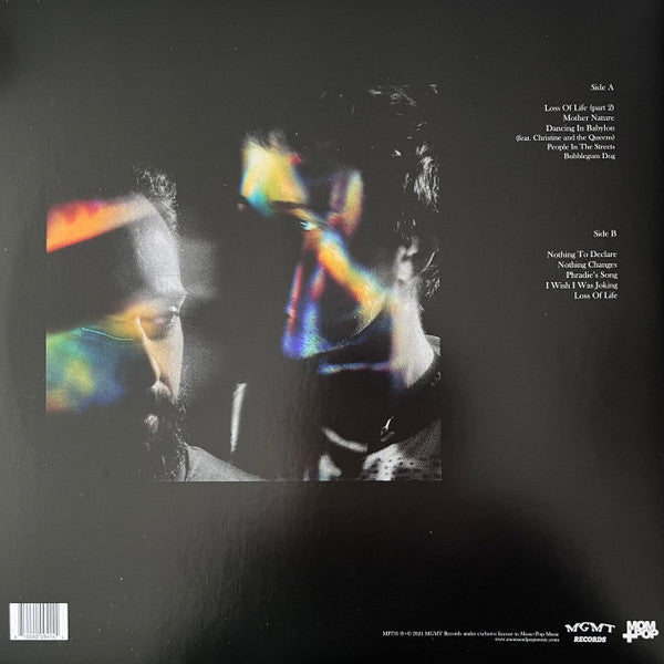 MGMT – Loss of Life – achterkant hoes