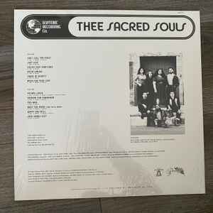 Thee Sacred Souls – THEE SACRED SOULS – achterkant hoes
