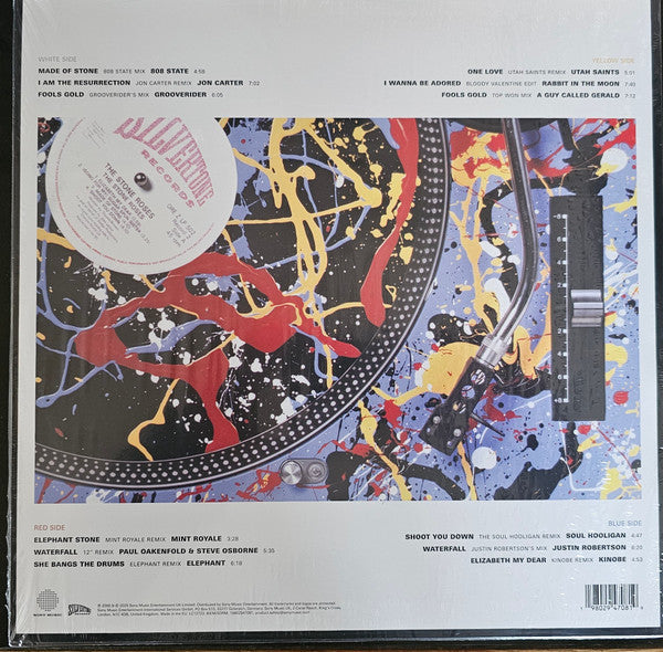 The Stone Roses – The Remixes – achterkant hoes