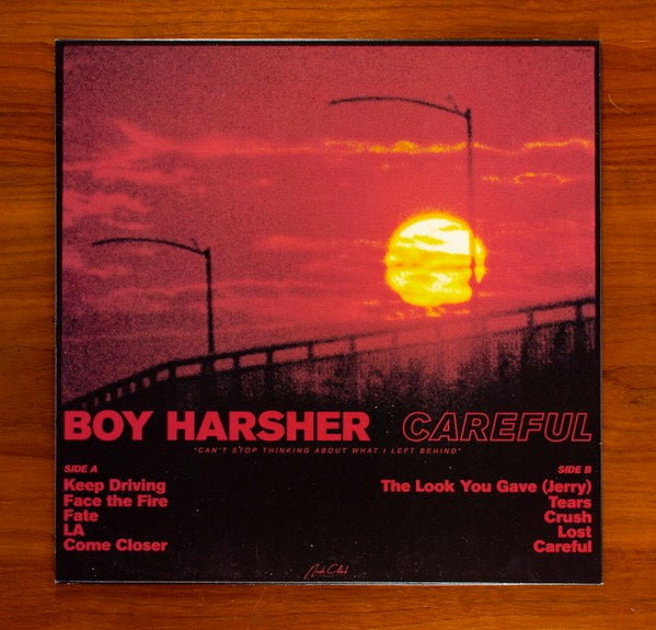 Boy Harsher – CAREFUL – achterkant hoes