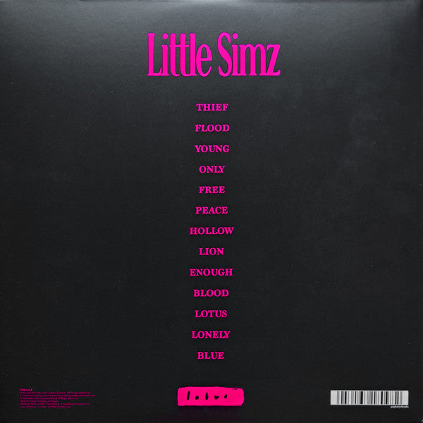 Little Simz – LOTUS – achterkant hoes