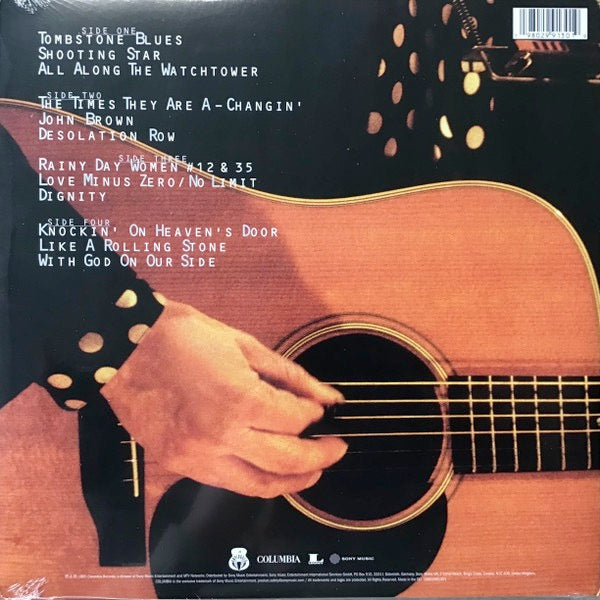 Bob Dylan – MTV Unplugged – achterkant hoes