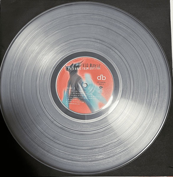 David Bowie – EXCERPTS FROM OUTSIDE – achterkant hoes
