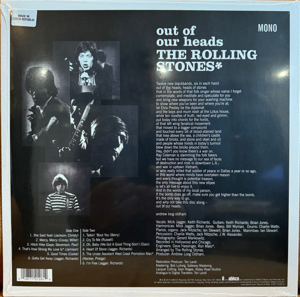 The Rolling Stones – OUT OF OUR HEADS – achterkant hoes
