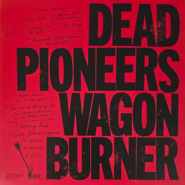 Dead Pioneers – WAGON BURNER – achterkant hoes