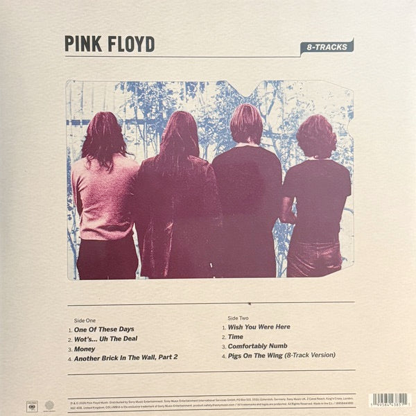 Pink Floyd – 8-Tracks – achterkant hoes