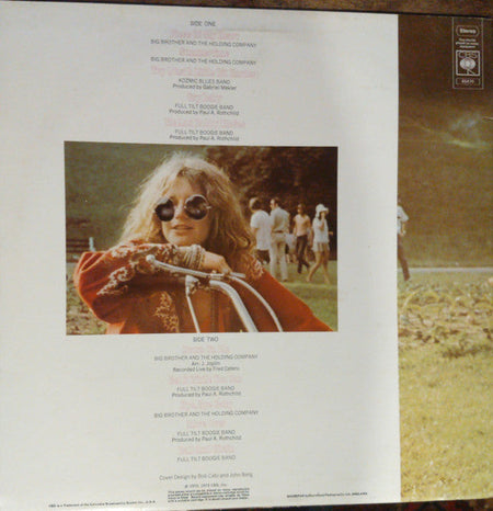 Janis Joplin – Janis Joplin's Greatest Hits – achterkant hoes