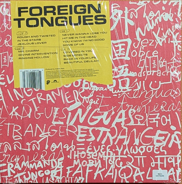 The Rolling Stones – FOREIGN TONGUES – achterkant hoes