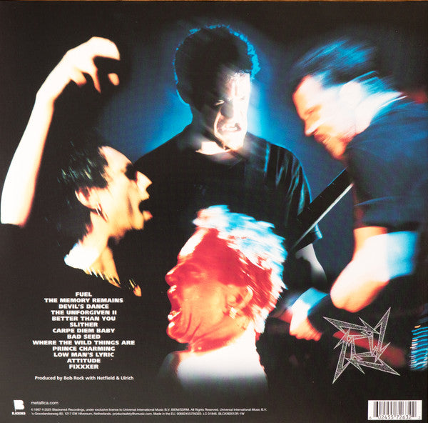 Metallica – Reload – achterkant hoes