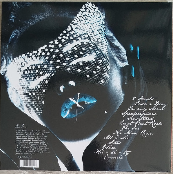 Kylie Minogue – X – achterkant hoes