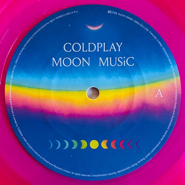 Coldplay – Moon Music – achterkant hoes