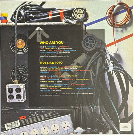 The Who – WHO ARE YOU – achterkant hoes