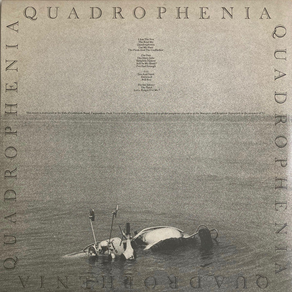The Who – Quadrophenia – achterkant hoes