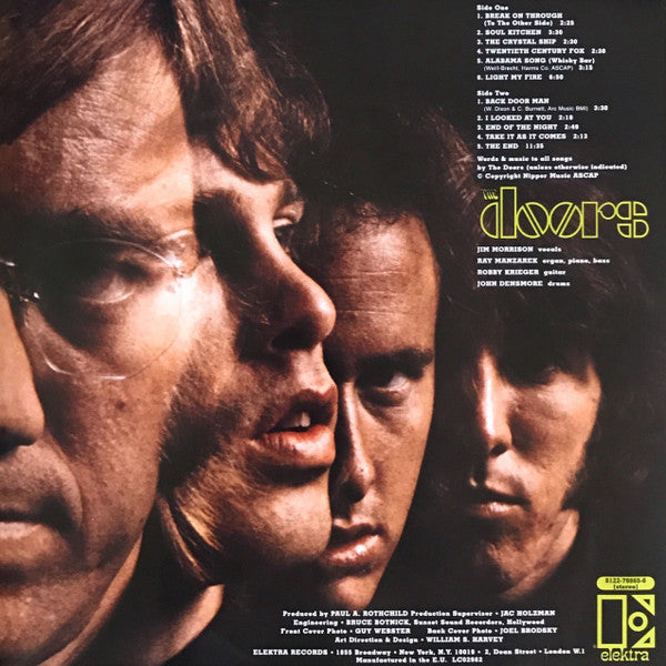 The Doors – The Doors – achterkant hoes