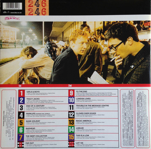 Blur – Parklife – achterkant hoes