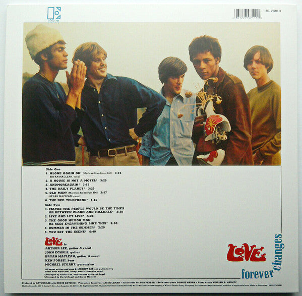Love – FOREVER CHANGES – achterkant hoes
